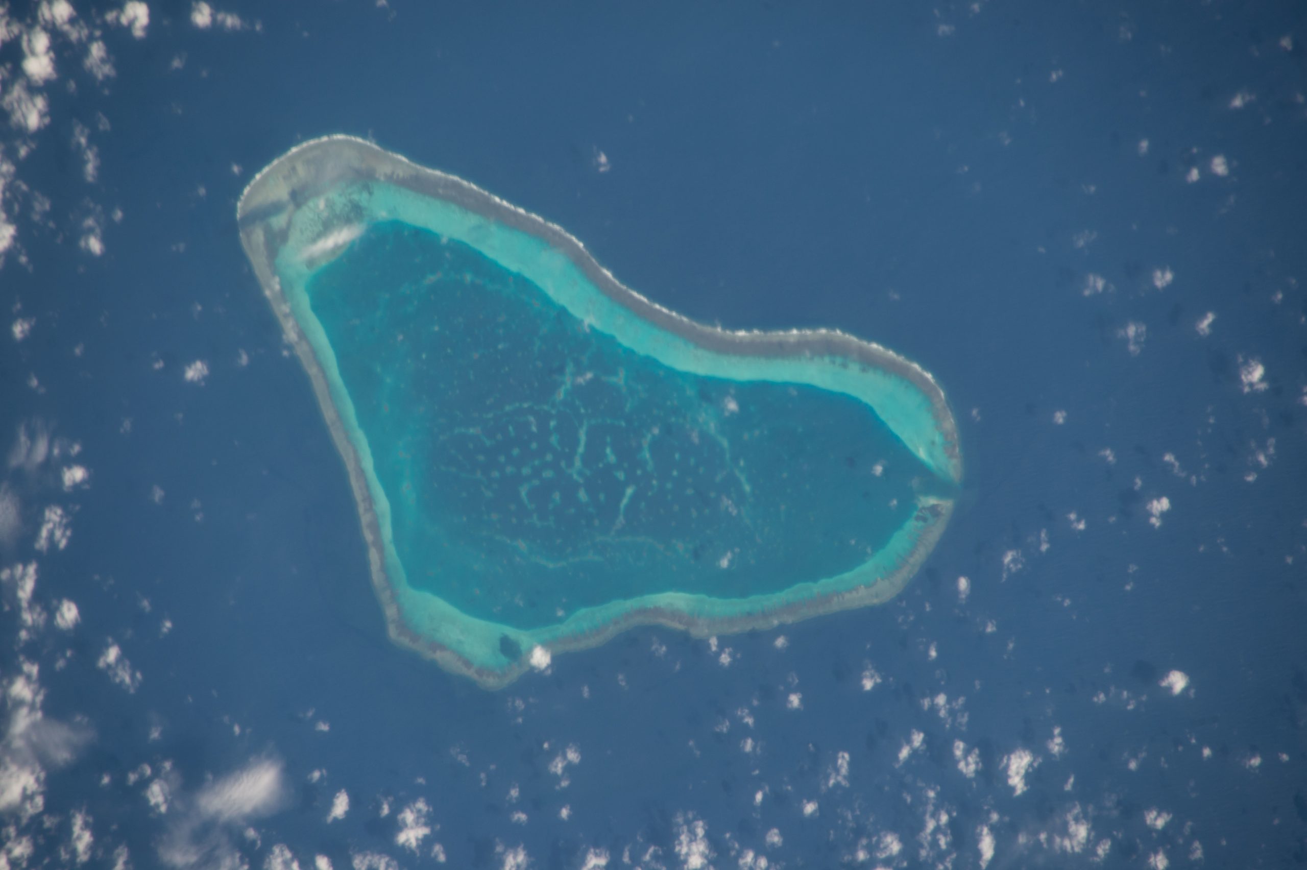 View of Scarborough Shoal taken during ISS Expedition 45