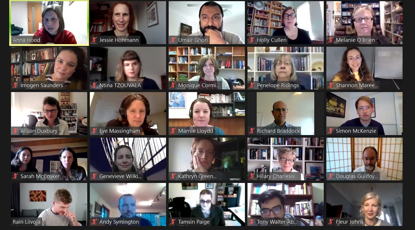 Screenshot of ANZSIL Conference